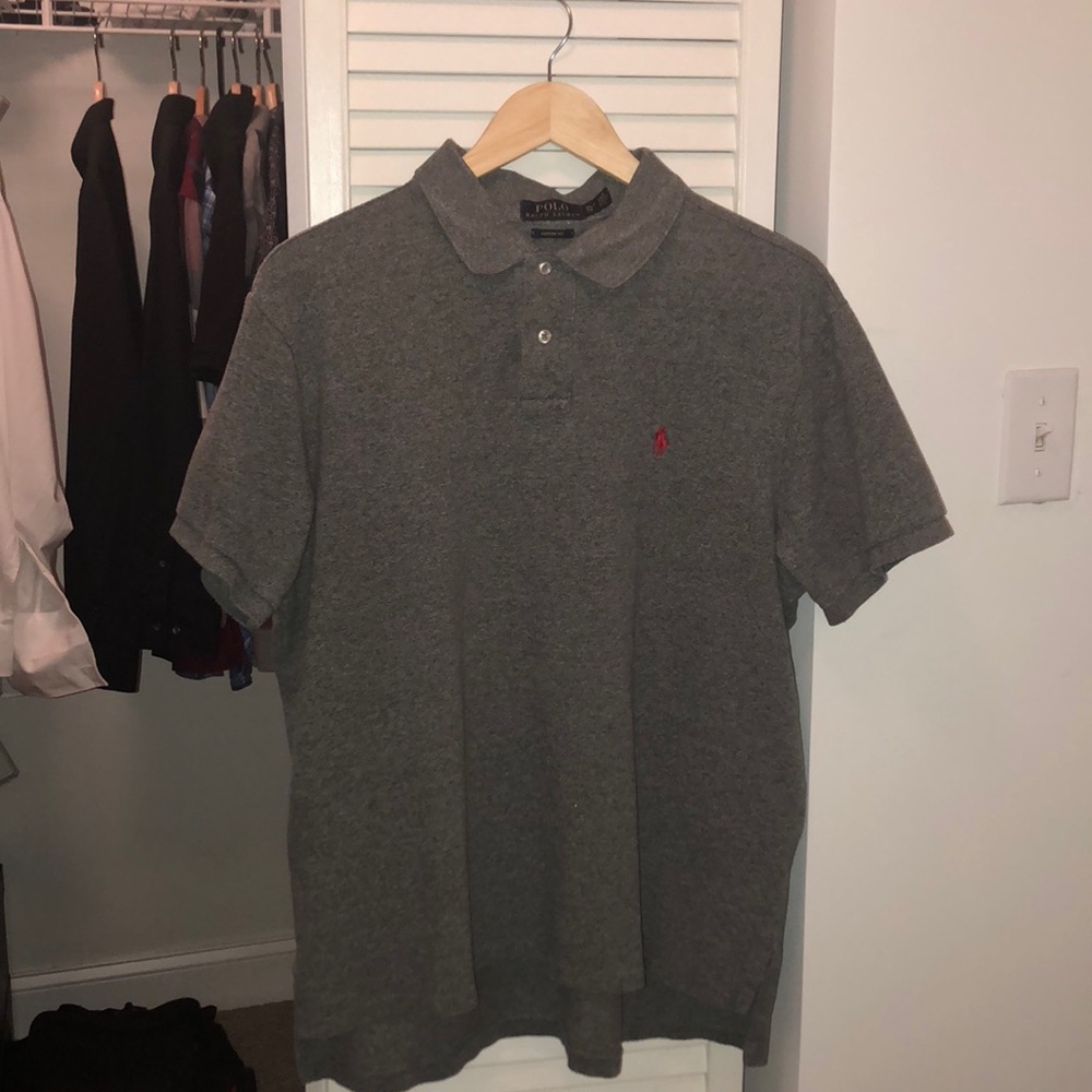 Men’s XL Grey Polo Ralph Lauren Custom Fit